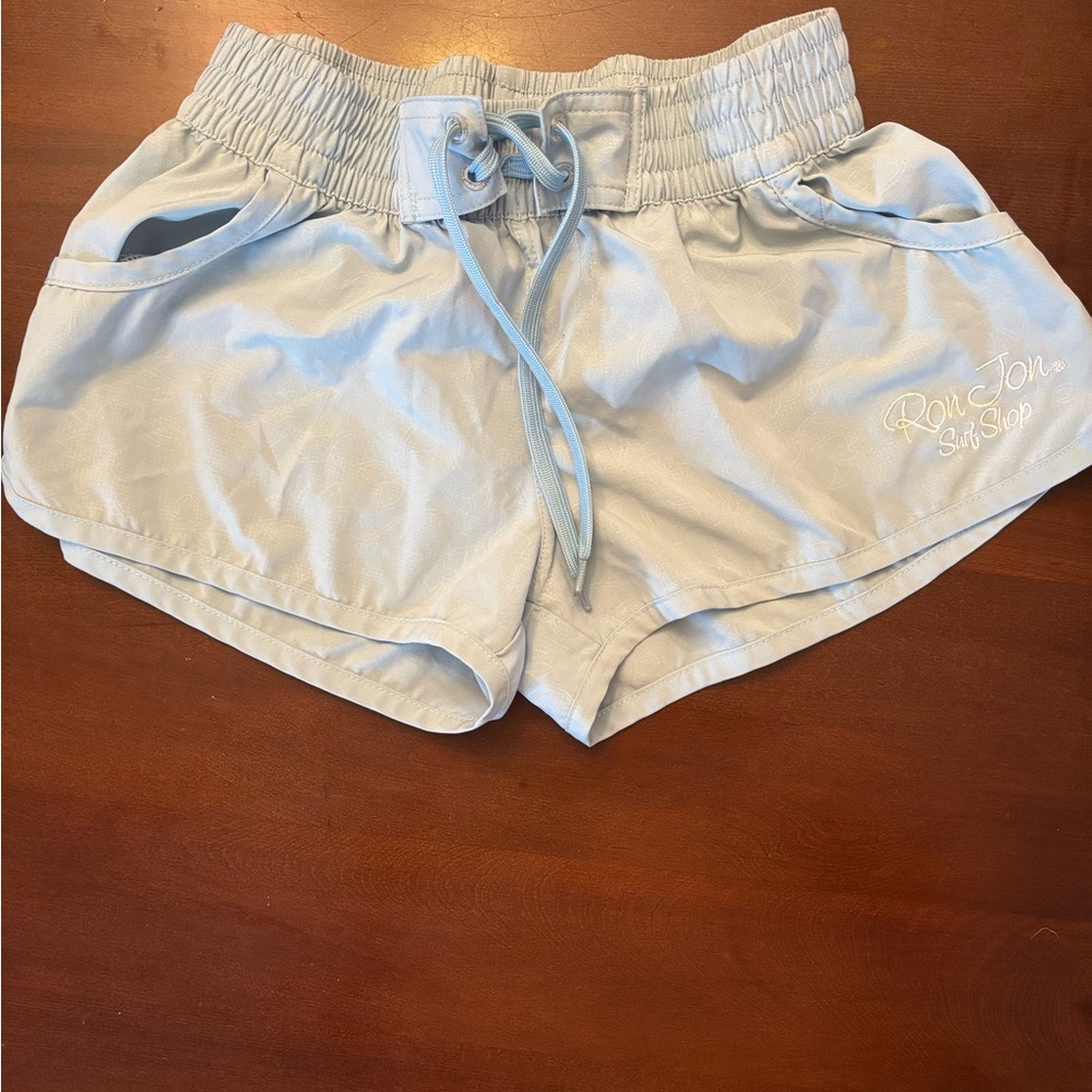 Ron Jon Light Blue Athletic Shorts